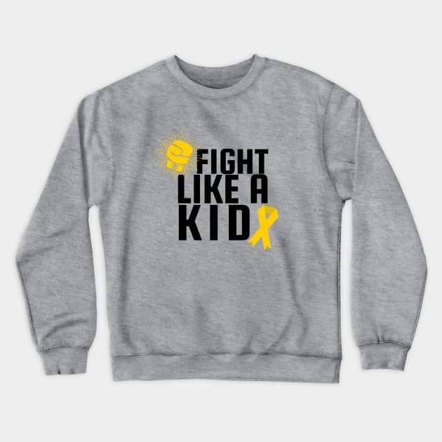 Fight like a kid Crewneck Sweatshirt by rianfee